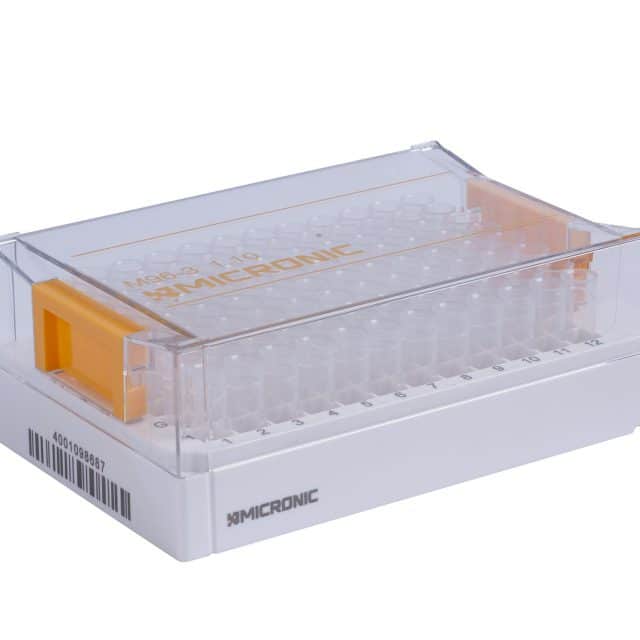 Micronic 96-3 Rack for 0.80ml and 1.10ml Sample Tubes - Micronic