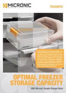 Technote front optimal freezer storage capacity